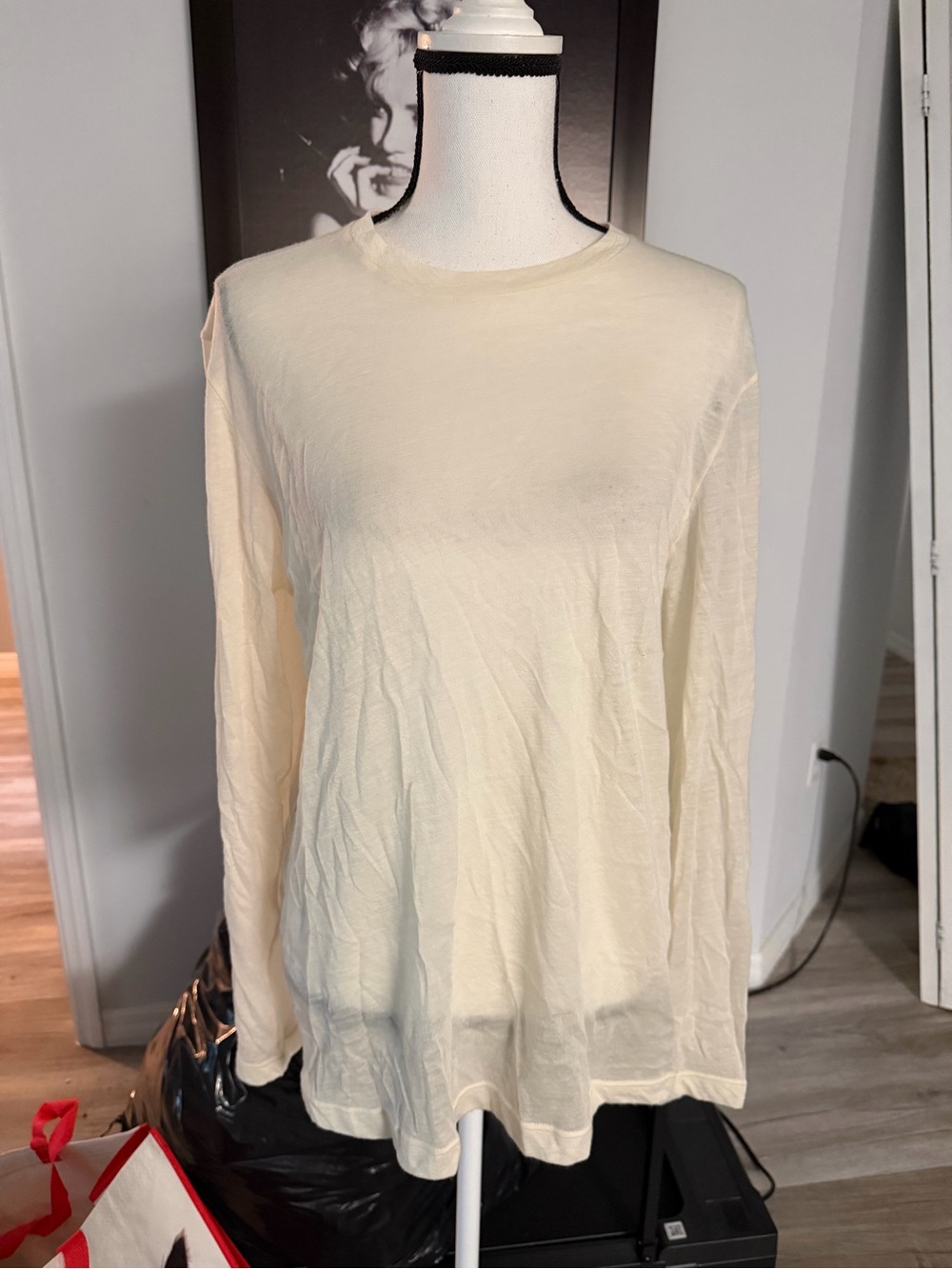 The Row cashmere long sleeve top medium